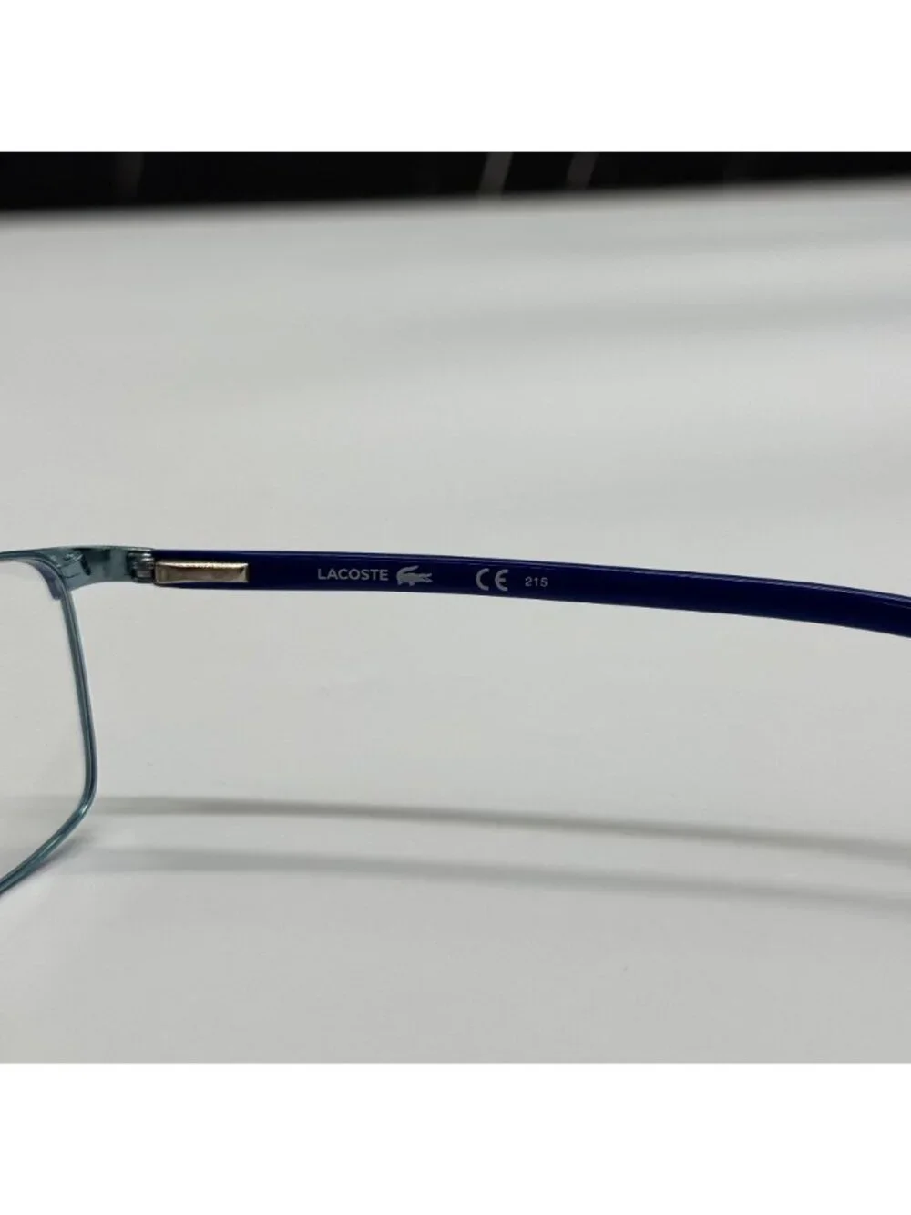 Lacoste Eyeglasses Kid L3106 424 Square Blue Metal NEW